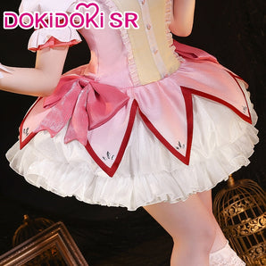 【 Ready For Ship】【Size S-2XL】DokiDoki-SR Anime Cosplay Costume Pink Battle Dress Cute